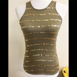 Incredible BCBGMAXAZRIA silk blend sequin sweater!